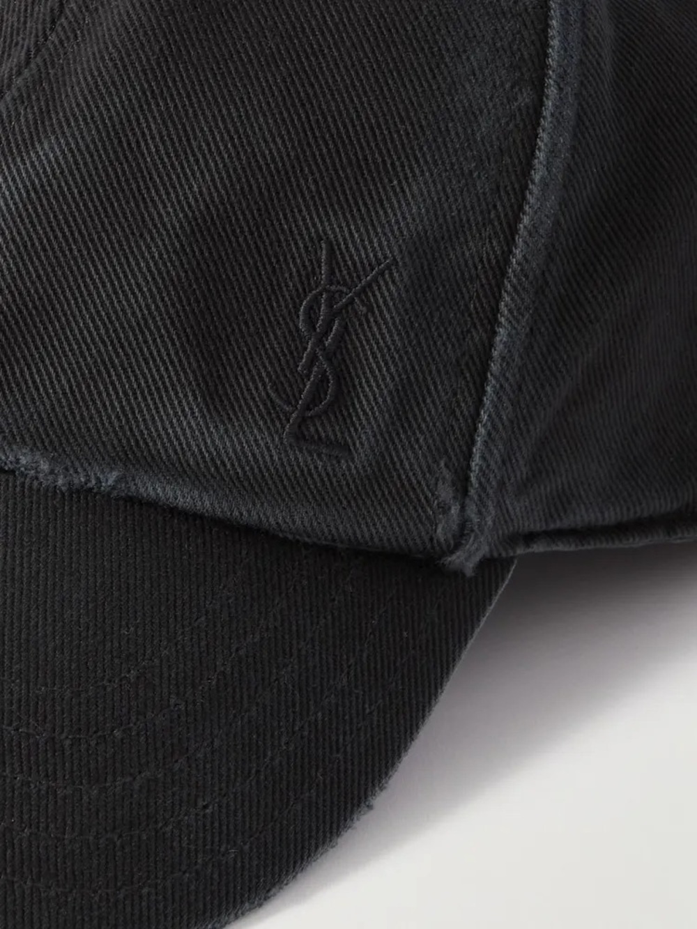 YSL Washed Denim Cassandre Hat 🧢 Size 57 NWT - Picture 7 of 11